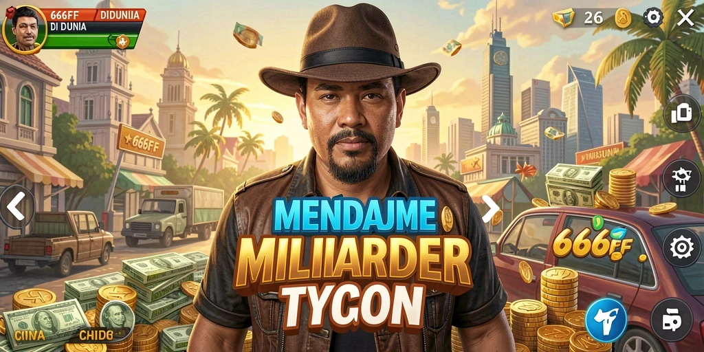 Tampilan gameplay Tycoon yang menarik di 666FF.