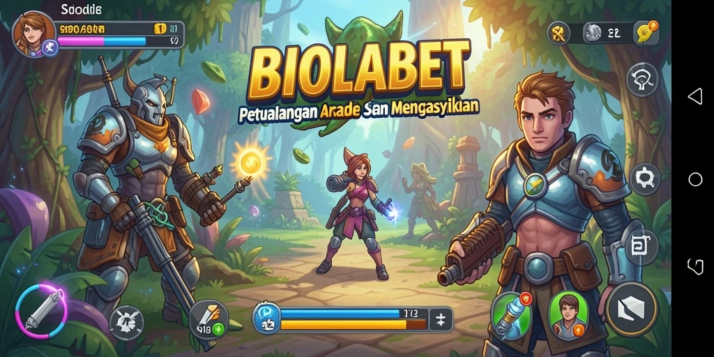 Gameplay seru dan penuh warna dalam BIOLABET.