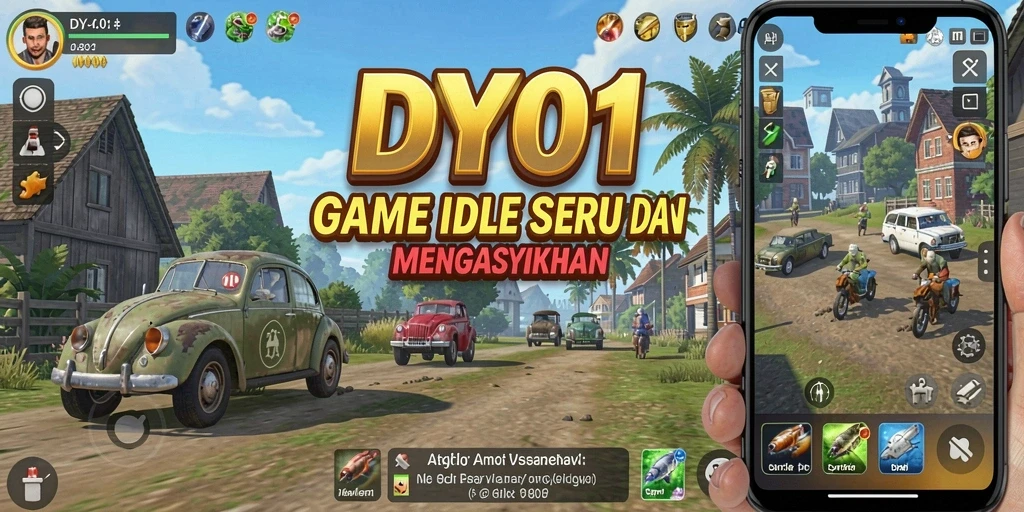 Tampilan gameplay DY01 yang seru dan menantang dalam dunia Idle.