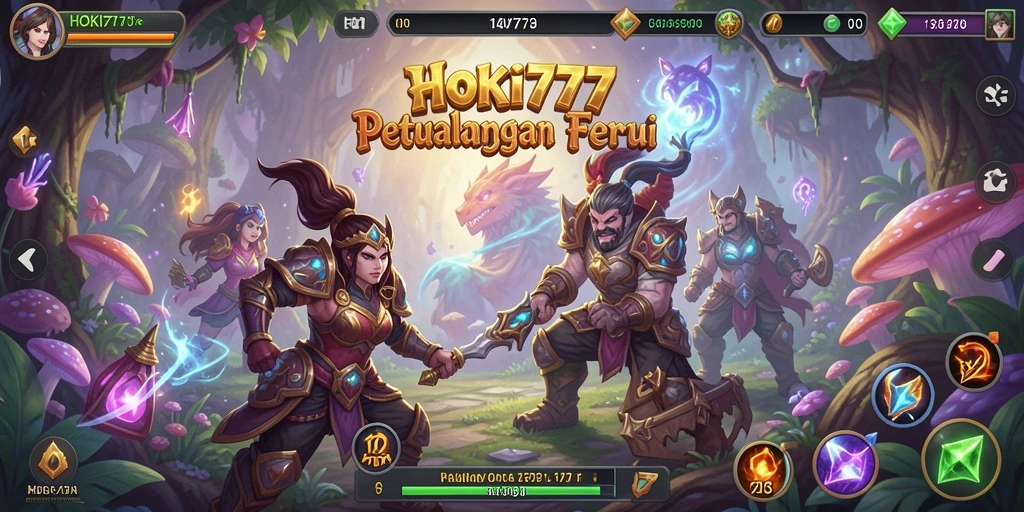 Tampilan gameplay HOKI777 yang menarik dalam petualangan seru.