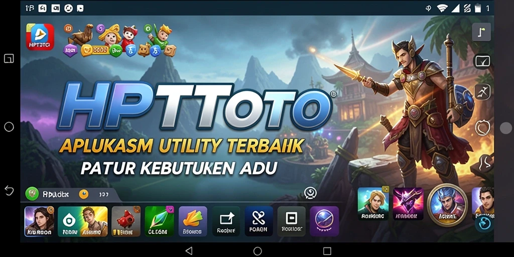 Tampilan antarmuka HPTOTO yang intuitif dan mudah digunakan.