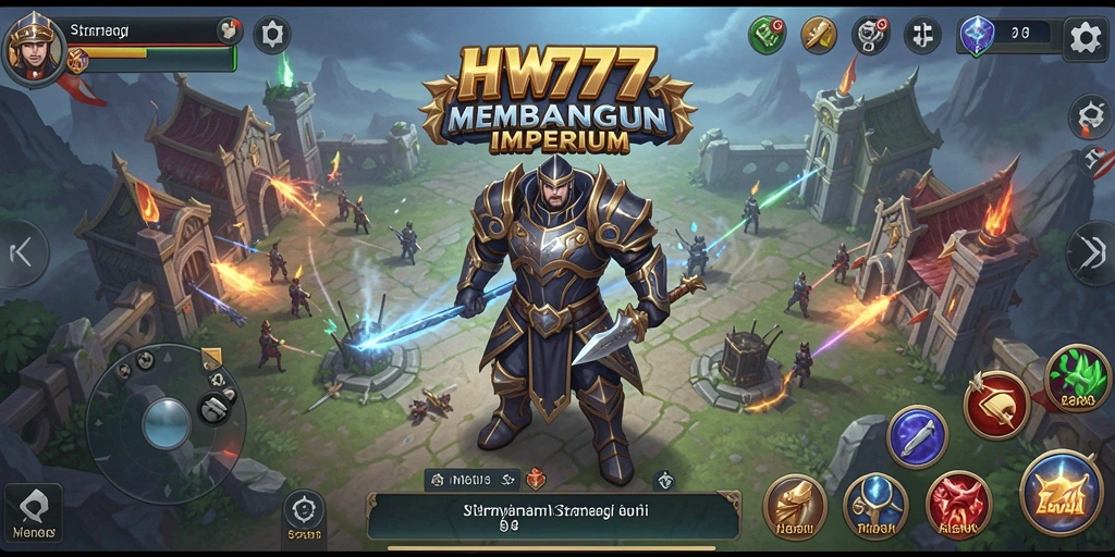 Screenshot HW777 menampilkan pertarungan strategis yang mendebarkan.
