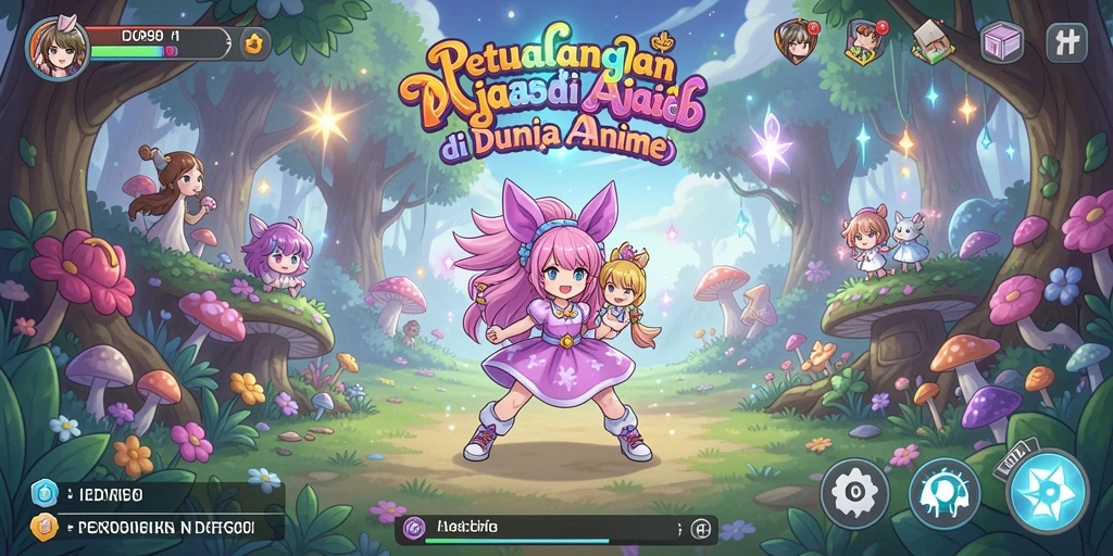 Screenshot gameplay ID098 menampilkan aksi seru dan karakter yang berwarna-warni.