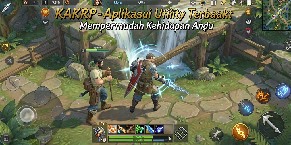 Screenshot KAKRP menunjukkan antarmuka sederhana dan intuitif aplikasi utility.