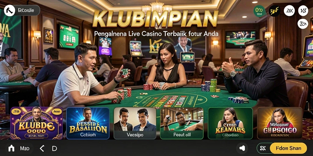 Gameplay menarik dari KLUBIMPIAN dengan dealer profesional.