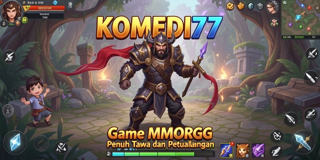 Screenshot dari gameplay KOMEDI77 yang menampilkan aksi seru dan komedi.
