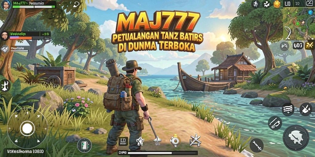 Screenshot utama MAJ777 menampilkan keindahan dunia terbuka.