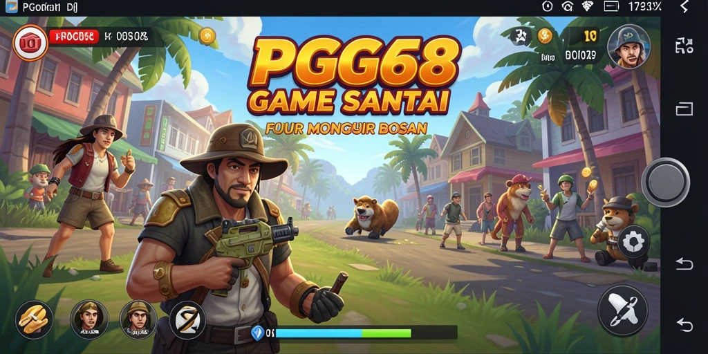 Menampilkan gameplay penuh warna dan tantangan seru di PGG68.
