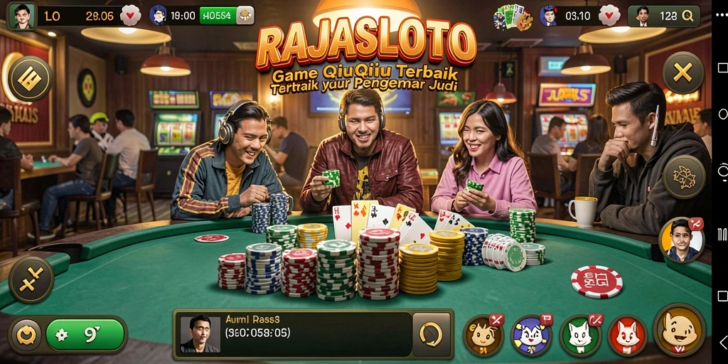 Gameplay seru QiuQiu di RAJASLOTO yang penuh tantangan.