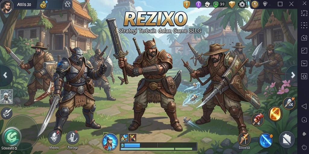 Tangkapan layar dari gameplay REZIXO yang mendebarkan.