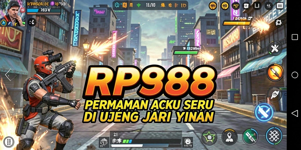 Tampilan aksi mendebarkan dari gameplay RP888 yang seru.