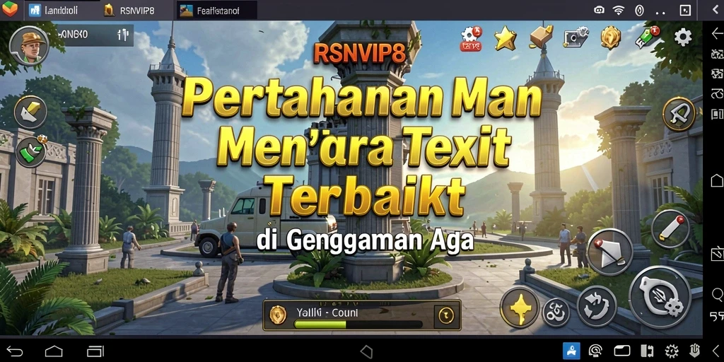 Tampilan gameplay menarik dari RSNVIP8 dalam pertempuran Tower Defense.