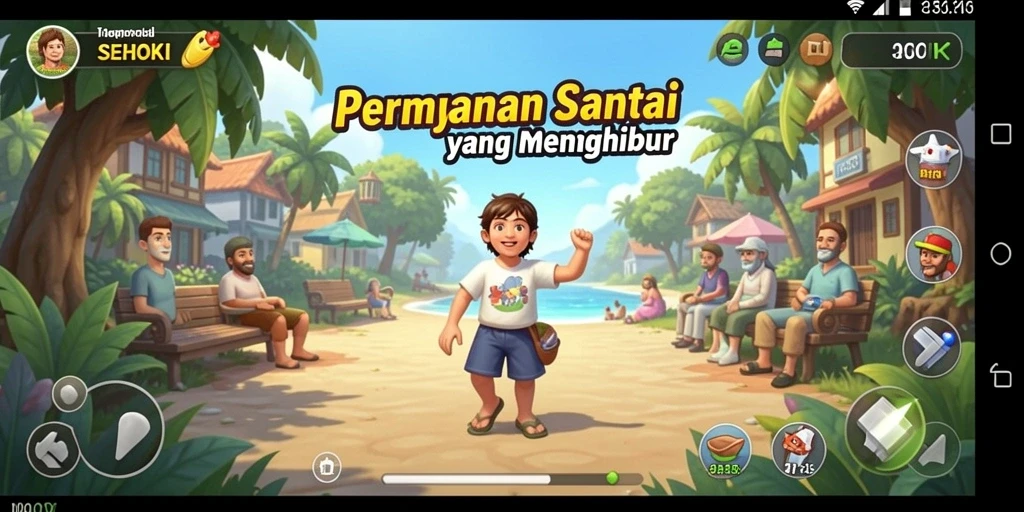 Gameplay SEHOKI yang menampilkan aksi seru dan menarik